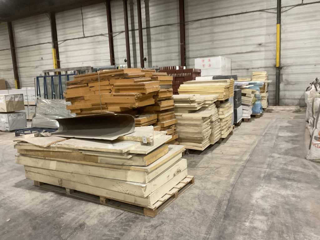 large batch of insulation boards