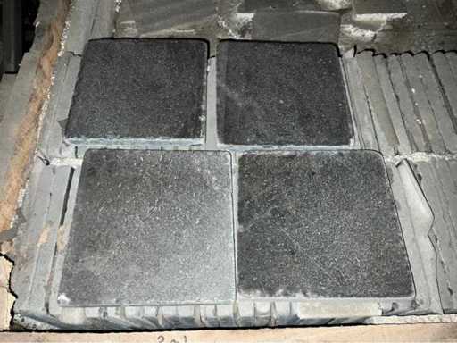 Piastrelle da giardino in pietra naturale Black Victoric (450x)