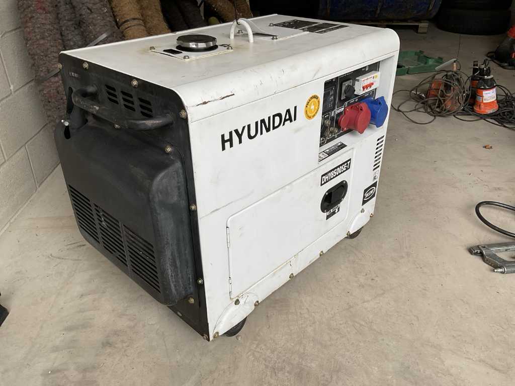 2020 Hyundai DHY8500DE-T Generatore di corrente