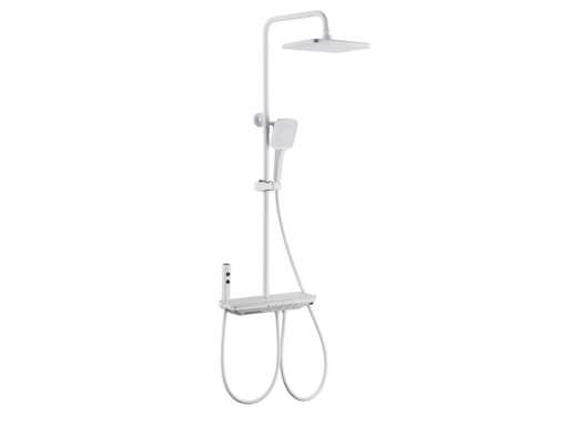 Mawialux surface-mounted rain shower set - Digital display - Matte white