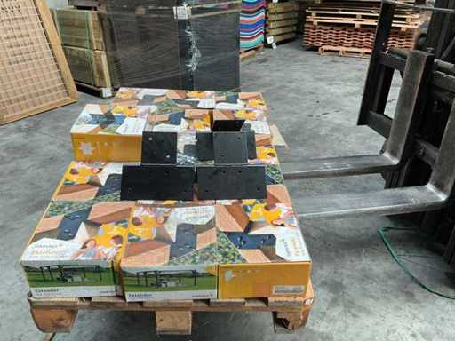 Conector pergola Graviks "Extender" - 115x115 mm (31x)