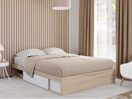 Bedframe 160 x200 met opbergruimte