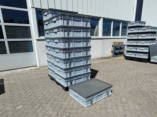 Inglese - E-line norm box 8622 - Contenitore magazzino (16x) con chiusura