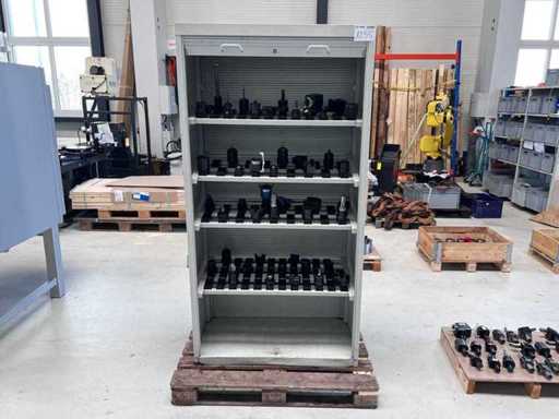   Tool cabinet with contents