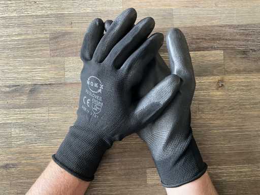 Mokx Pu getauchter Assembly-Handschuh (120x)