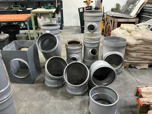 Partij diverse verbindingsstukken (14x) waaronder SDR