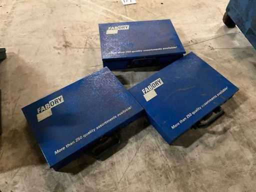 Valigetta degli attrezzi Fabory (3 volte)