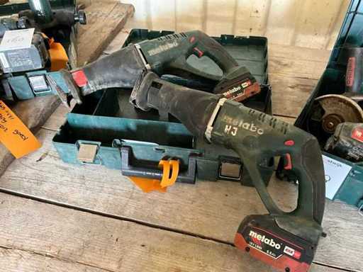 Metabo ASE 18 LTX Reciprocating Saw (2x)