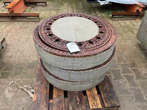 Hemelwater put kop (3x)