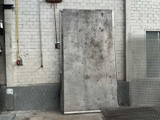 Plac? de verificare din aluminiu 3,5x5 mm aprox. 1500x3000mm