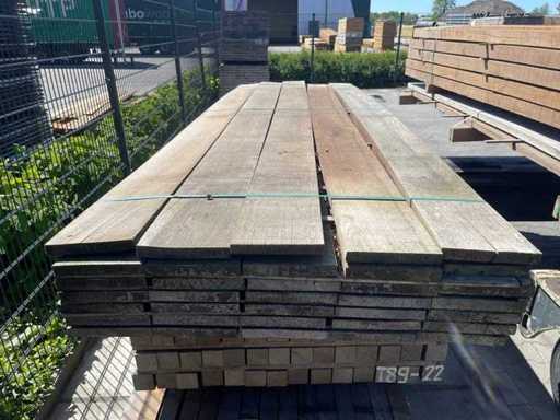 Purple Heart Planks Fine Sawn 3350x200x25mm (35x)