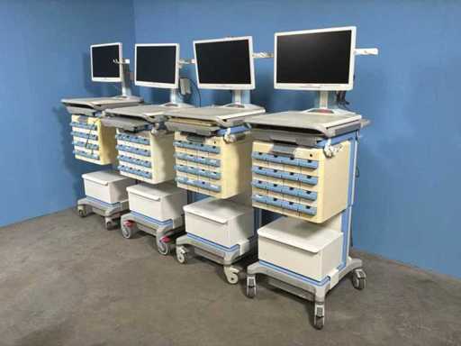 Amis Point of care workstation & medicatie box (4x)
