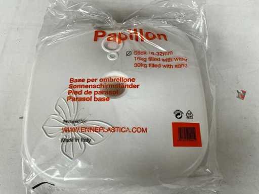 Plastique Papillon Parasol à base adapté aux poteaux 18-32 mm (22x)