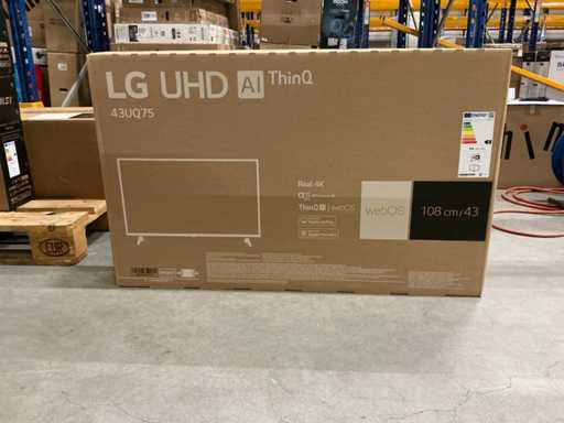 Téléviseur LG UHD AI ThinQ 43UQ75