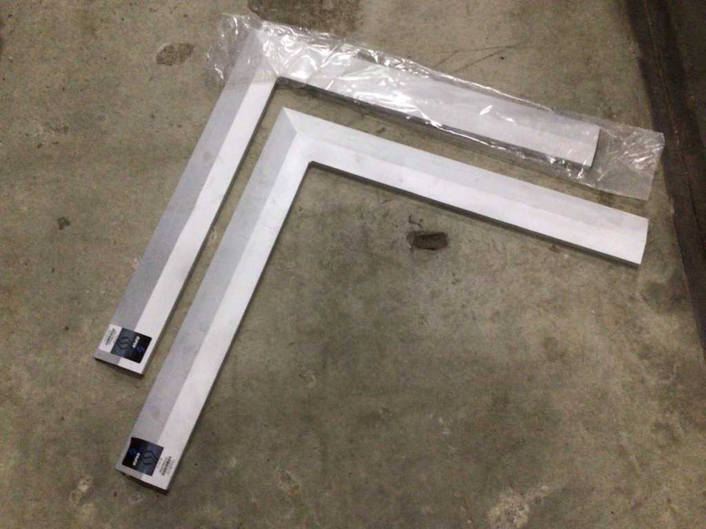 Superprof Aluminium Corner Wall Row (2x) 20x750 mm