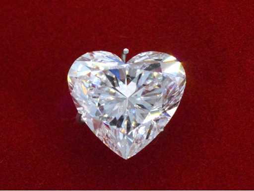 Diamant - diamant taille cœur d’environ 2,00 carats (certifié)
