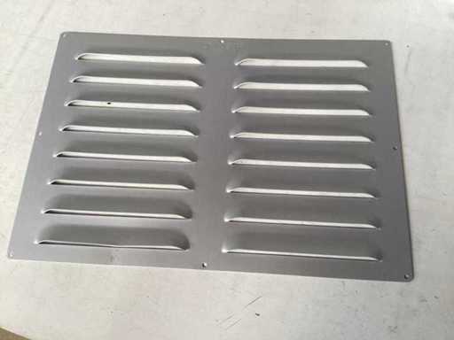 Univent facade grille 497x347 aluminum (24x)