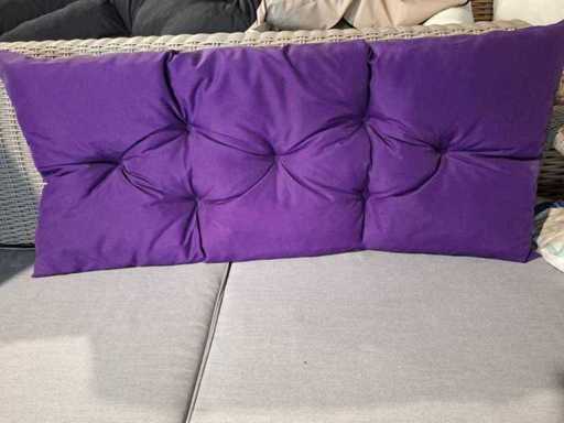 Garden cushion purple 150X50cm - 4pcs