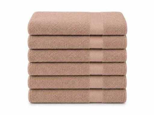 Handtuch 50x100 hellbraun (60x)