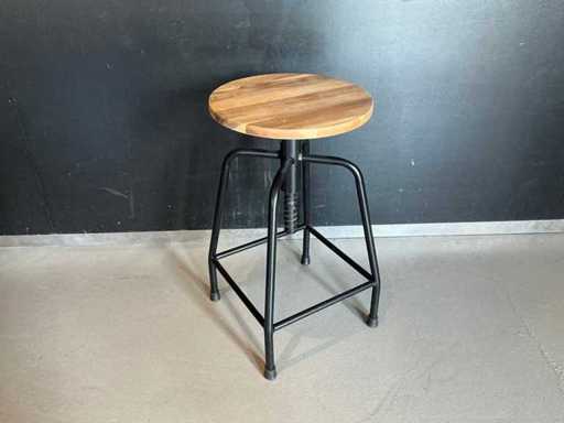 Stołek z obrotowym siedzeniem (4x)