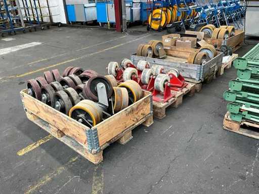 Verschiedene Schwenk- und feste Riegel