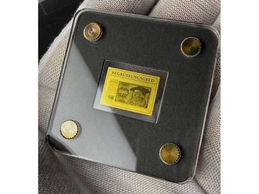 30 Jahre Deutsche Einheit – Begrüßungsgeld – 999 Feingold Goldbarren 1/500 oz – mit Zertifikat – limitiert