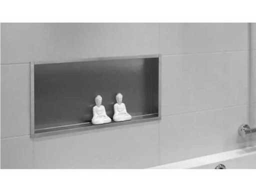 Nișă încorporată din oțel inoxidabil Looox BOX60