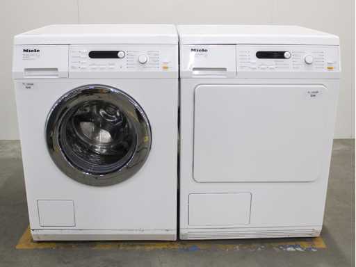 Miele W 5821 Softcare System Washing Machine & Miele T 8823 C SoftCare System Dryer