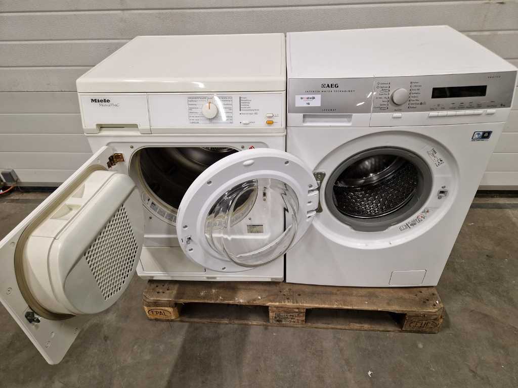 AEG Wasmachine en MIELE wasdroger