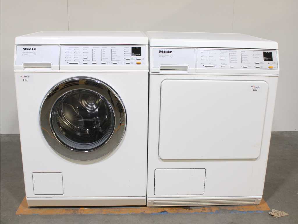 Miele W 5847 SoftCare System Washer & Miele T 8463 C SoftCare System Dryer