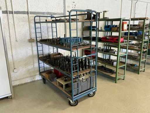 Wagon peron Fetra z wiertarką