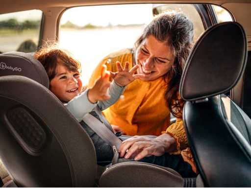 BabyGO Move 360 autostoeltje - i-size roterend autostoeltje met isoFix - voor kinderen van 40 tot 150 cm - Grijs