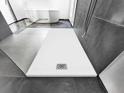 Piatto Doccia - Liscio Solid Surface - Douchevloer 140 x 80 cm