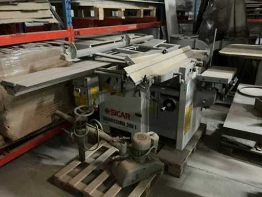 2005 Sicar Bravissima 300 I Gecombineerde vlakvandiktebank