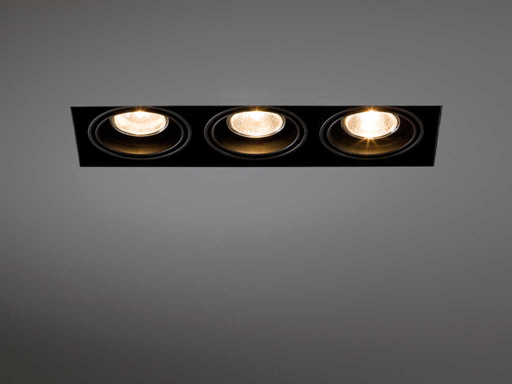 2 x Luminaire design Aurora 360 noir