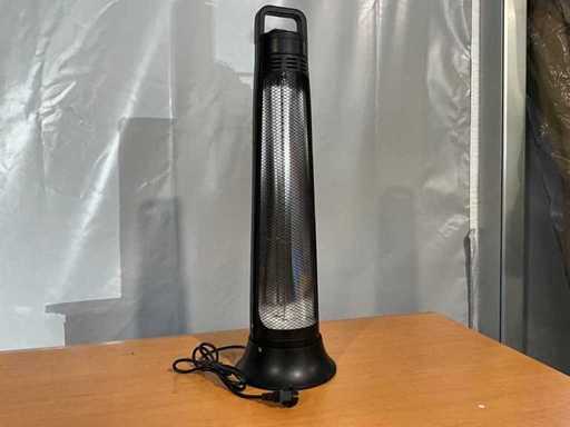 Chauffage de terrasse neuf - 77X17cm - noir 