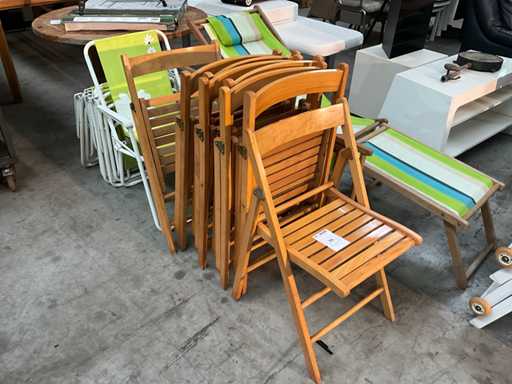Terrace folding chair (14x)