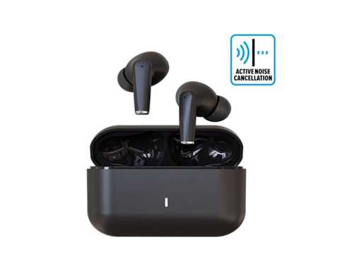AV Audio Melody ANC Pro Draadloze Oordopjes - Draadloos - Bluetooth Oortjes met Noise Cancelling - 31 uur Batterijduur - Comfortabele Pasvorm - Gaming Low Latency - Zwart