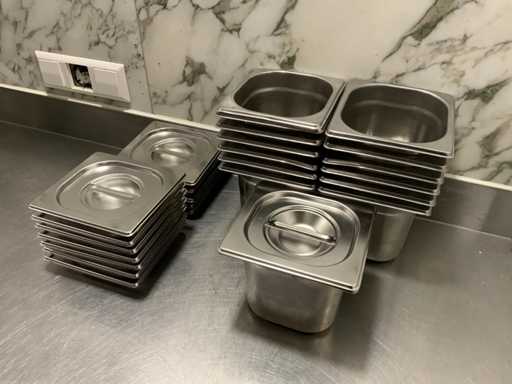 Pojemnik gastronomiczny z pokryw? GN 1/6-150 (13x)