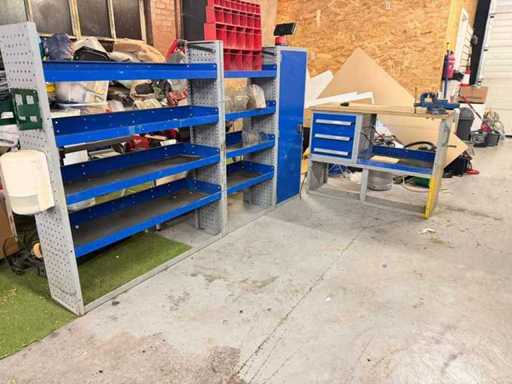 Bestelwagen inrichting