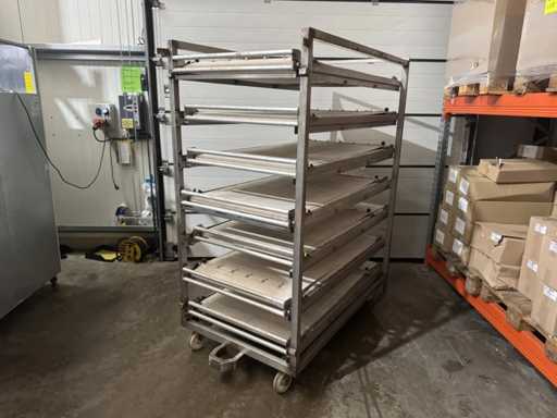 Chariot de four de boulangerie