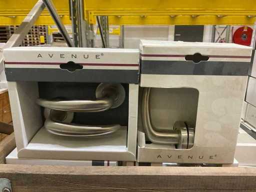 Set di maniglie Corno a rosetta rotonda (190x)