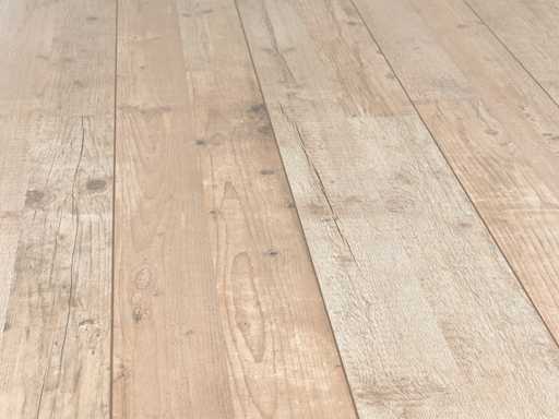 105 m2 planches en stratifié - 1286 x 194 x 7 mm