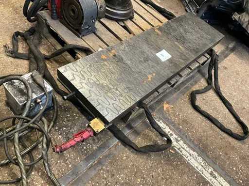 Électroaimant long pour fraiseuse