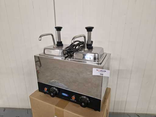 Maxima - saus dispenser 2x2 liter - verwarmd