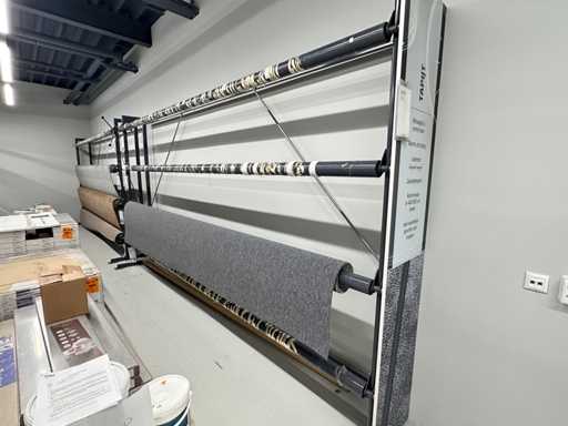 Winkelrek voor rollen vloerbedekking (9x)