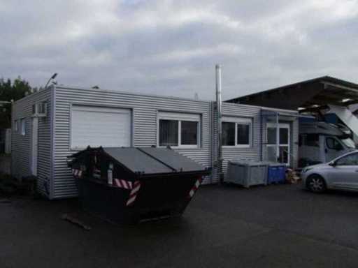 Office container with carport