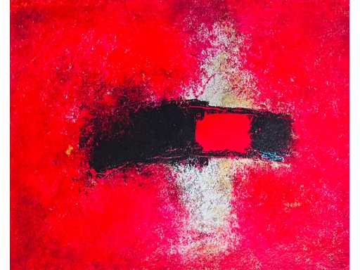 Jos van den Berg - Freeport Mine Papua - colour screen printing