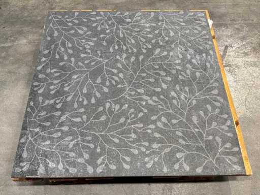 Decor Relief Dez. Weiße Bodenfliese (80x80 cm, 153 m²)