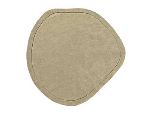 fonQ - Covorul de pietricile de 200 cm - Verde - Covor